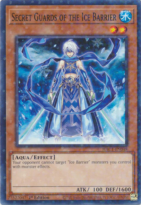 Secret Guards of the Ice Barrier HAC1-EN048 Duel Terminal Common Parallel