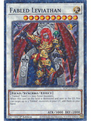 Fabled Leviathan - HAC1-EN145 - Duel Terminal Common Parallel