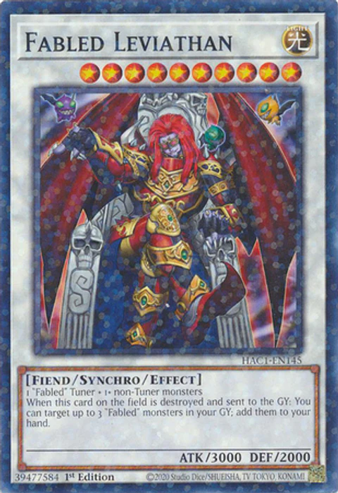 Fabled Leviathan - HAC1-EN145 - Duel Terminal Common Parallel
