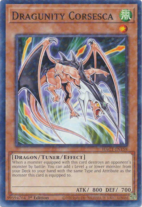Dragunity Corsesca - HAC1-EN158 - Duel Terminal Common Parallel