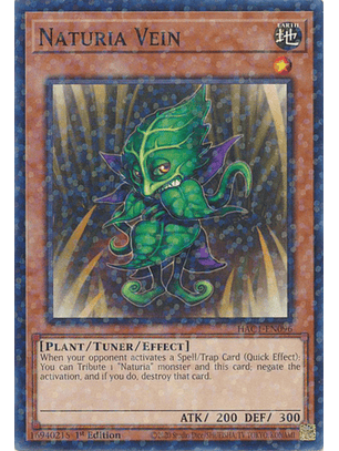 Naturia Vein - HAC1-EN096 - Duel Terminal Normal Parallel Rare