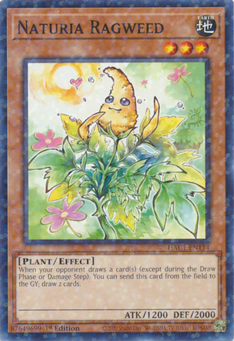 Naturia Ragweed - HAC1-EN114 - Duel Terminal Normal Parallel Rare
