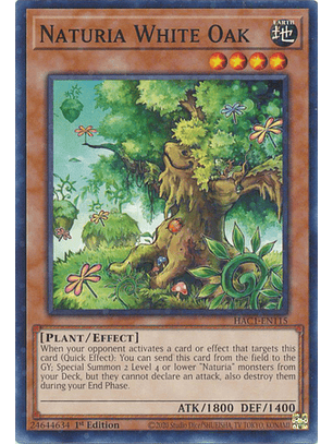 Naturia White Oak - HAC1-EN115 - Duel Terminal Normal Parallel Rare