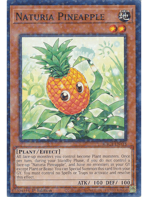 Naturia Pineapple - HAC1-EN118 - Duel Terminal Normal Parallel Rare