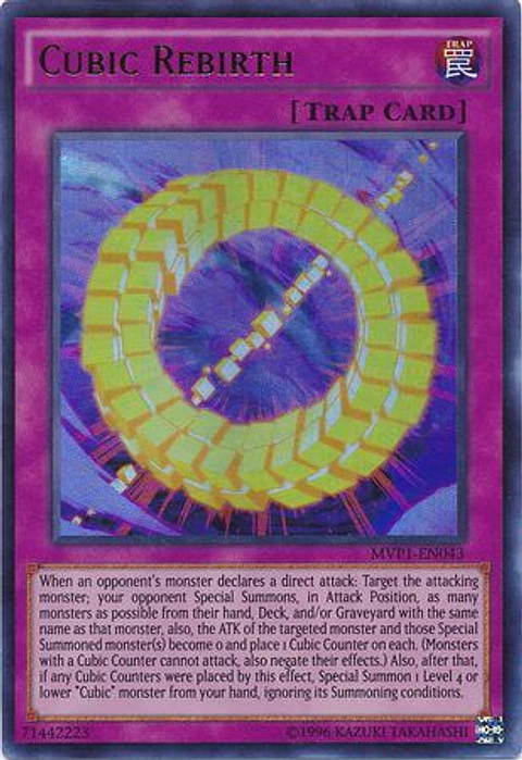 Cubic Rebirth - MVP1-EN043 - Ultra Rare 