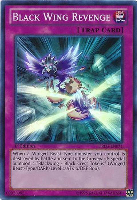 Black Wing Revenge - DRLG-EN031 - Super Rare