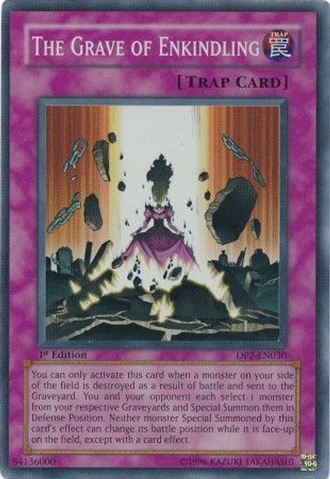 The Grave of Enkindling - DP2-EN030 - Super Rare 
