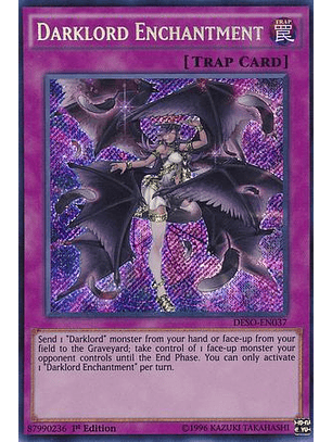 Darklord Enchantment - DESO-EN037 - Secret Rare