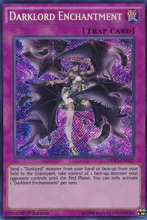Darklord Enchantment - DESO-EN037 - Secret Rare