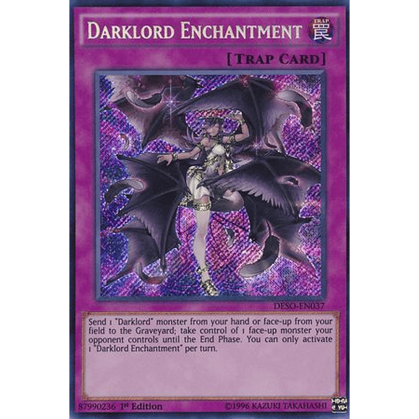 Darklord Enchantment - DESO-EN037 - Secret Rare