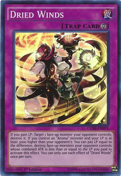 Dried Winds - CORE-EN075 - Super Rare