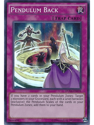 Pendulum Back - DUEA-EN078 - Super Rare