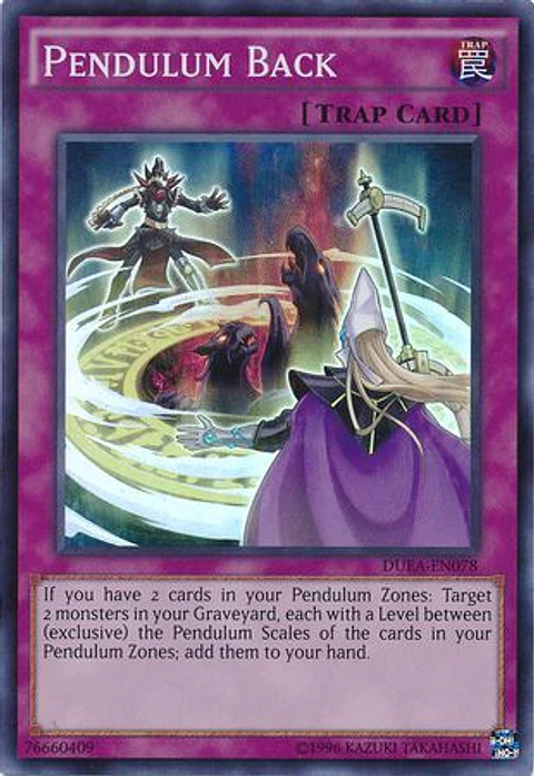 Pendulum Back - DUEA-EN078 - Super Rare