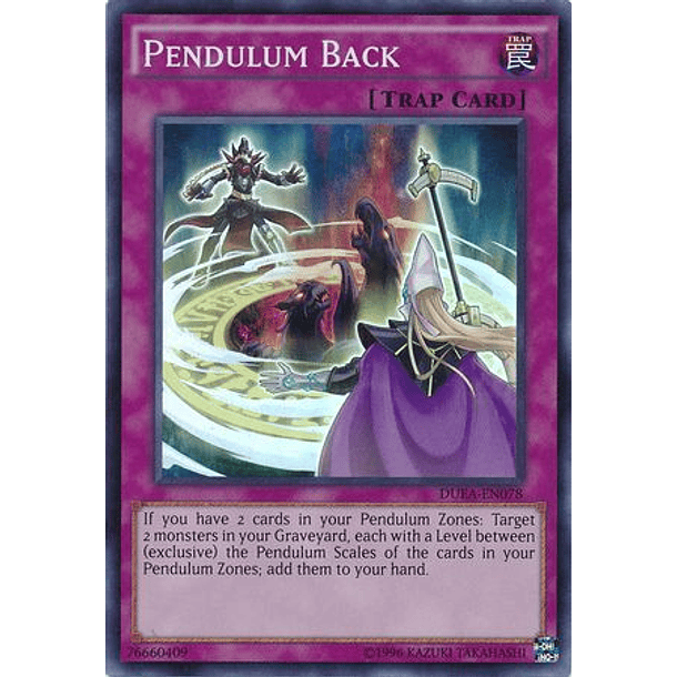 Pendulum Back - DUEA-EN078 - Super Rare