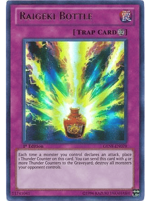 Raigeki Bottle - BPW2-EN091 - Super Rare