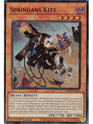 Springans Kitt - SDAZ-EN002 - Ultra Rare