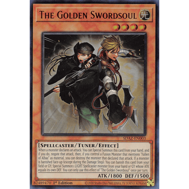 The Golden Swordsoul - SDAZ-EN003 - Ultra Rare