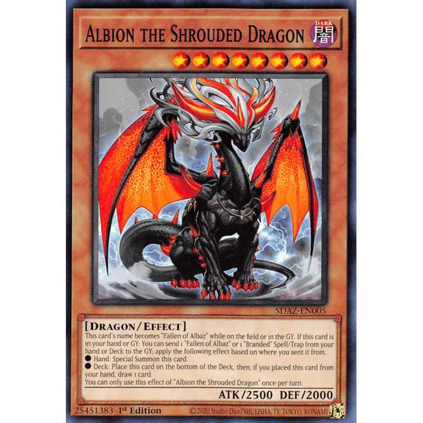 Albion the Shrouded Dragon - SDAZ-EN005 - Common 