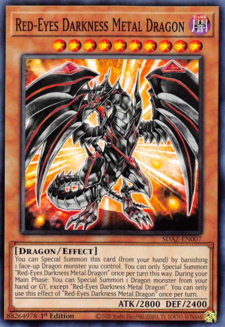Red-Eyes Darkness Metal Dragon - SDAZ-EN007 - Common  1