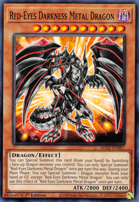 Red-Eyes Darkness Metal Dragon - SDAZ-EN007 - Common 
