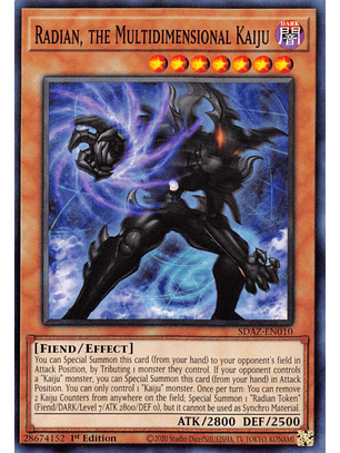 Radian, the Multidimensional Kaiju - SDAZ-EN010 - Common 