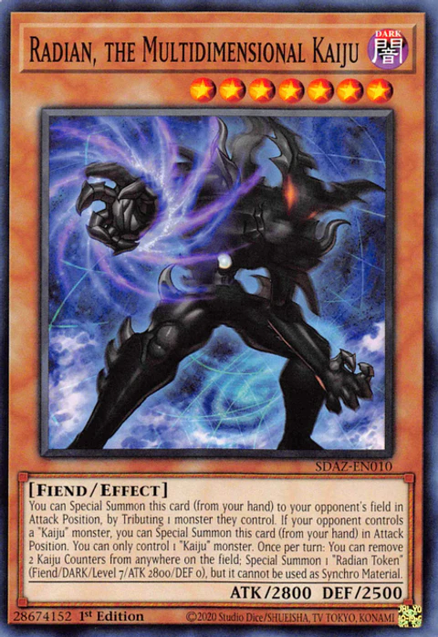 Radian, the Multidimensional Kaiju - SDAZ-EN010 - Common 