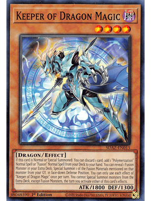 Keeper of Dragon Magic - SDAZ-EN015 - Common 