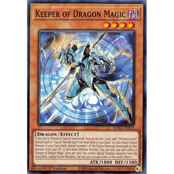 Keeper of Dragon Magic - SDAZ-EN015 - Common 