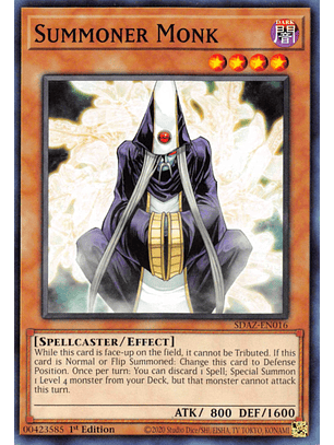 Summoner Monk - SDAZ-EN016 - Common 