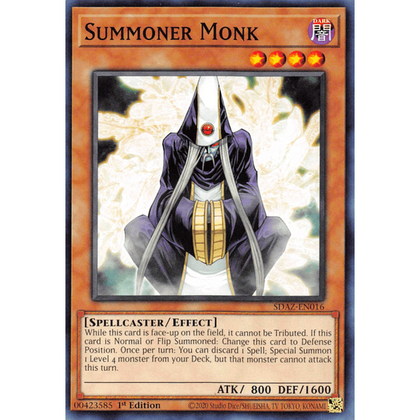 Summoner Monk - SDAZ-EN016 - Common 
