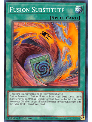 Fusion Substitute - SDAZ-EN026 - Common 