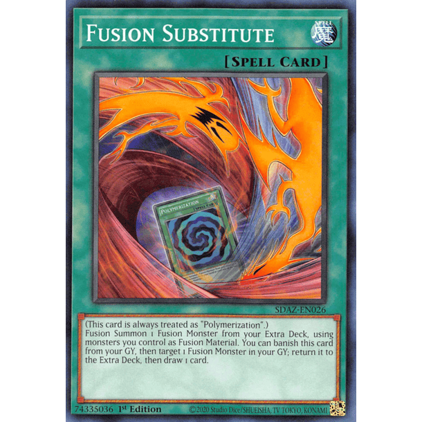 Fusion Substitute - SDAZ-EN026 - Common 