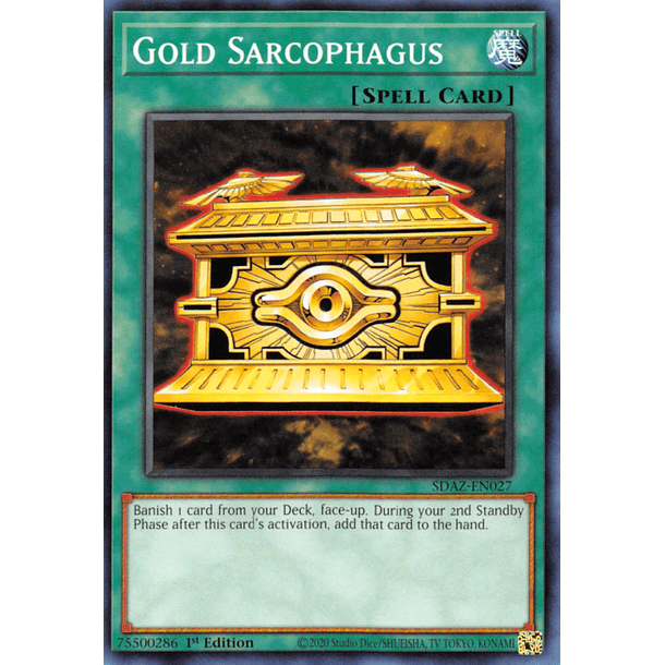 Gold Sarcophagus - SDAZ-EN027 - Common 