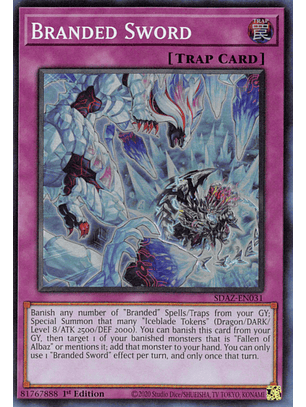 Branded Sword - SDAZ-EN031 - Super Rare