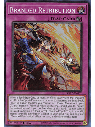 Branded Retribution - SDAZ-EN032 - Super Rare