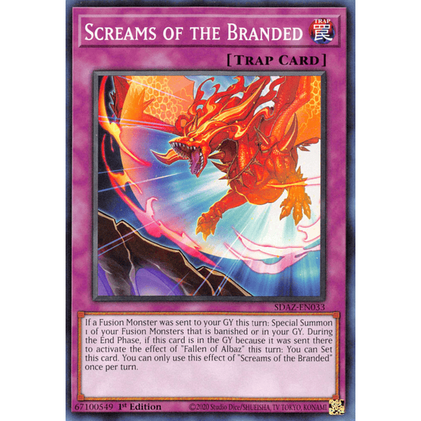 Screams of the Branded - SDAZ-EN033 - Common 