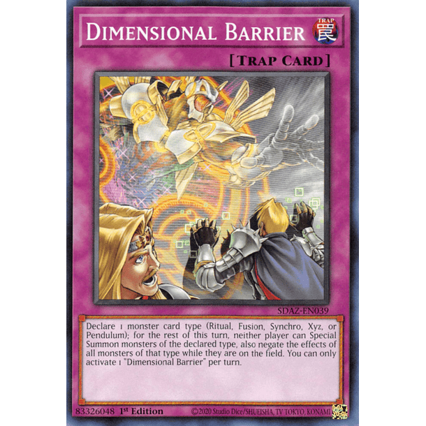 Dimensional Barrier - SDAZ-EN039 - Common 