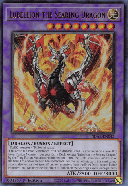 Lubellion the Searing Dragon - SDAZ-EN042 - Ultra Rare 1