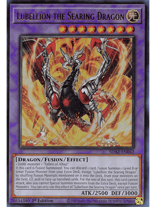 Lubellion the Searing Dragon - SDAZ-EN042 - Ultra Rare