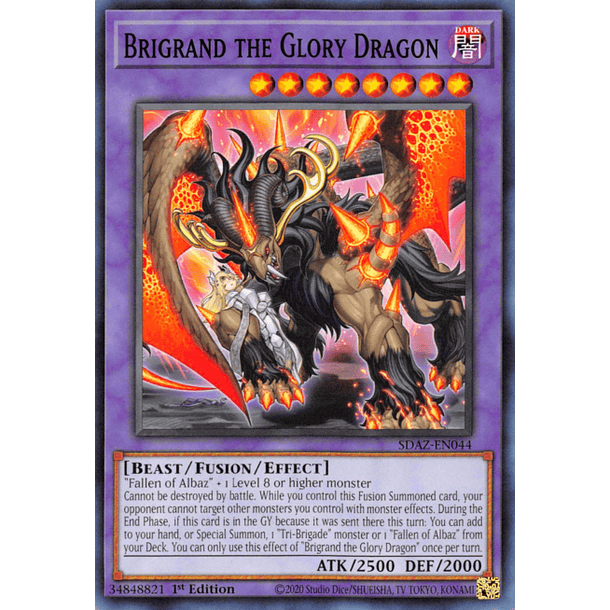 Brigrand the Glory Dragon - SDAZ-EN044 - Common 