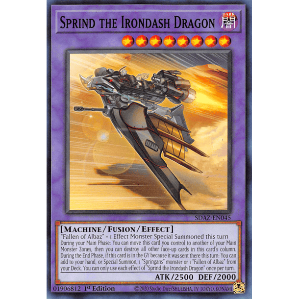 Sprind the Irondash Dragon - SDAZ-EN045 - Common