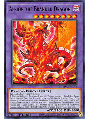 Albion the Branded Dragon - SDAZ-EN046 - Common 