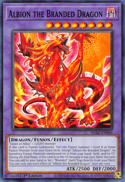 Albion the Branded Dragon - SDAZ-EN046 - Common 