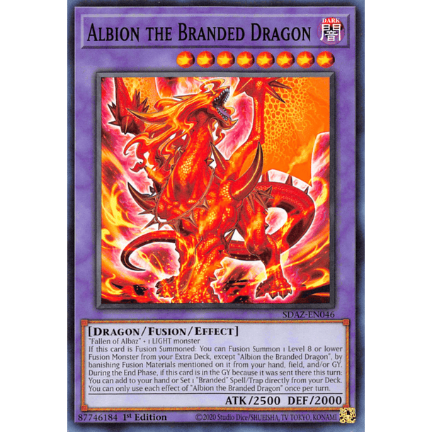 Albion the Branded Dragon - SDAZ-EN046 - Common 