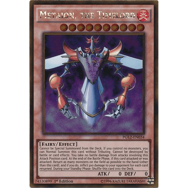 Metaion, the Timelord - PGL2-EN034 - Gold Rare