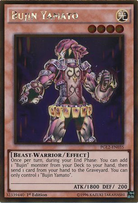 Bujin Yamato - PGL2-EN035 - Gold Rare