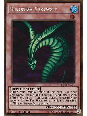 Sinister Serpent - PGL2-EN027 - Gold Rare
