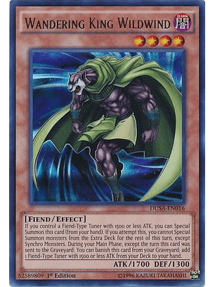 Wandering King Wildwind - DUSA-EN016 - Ultra Rare 