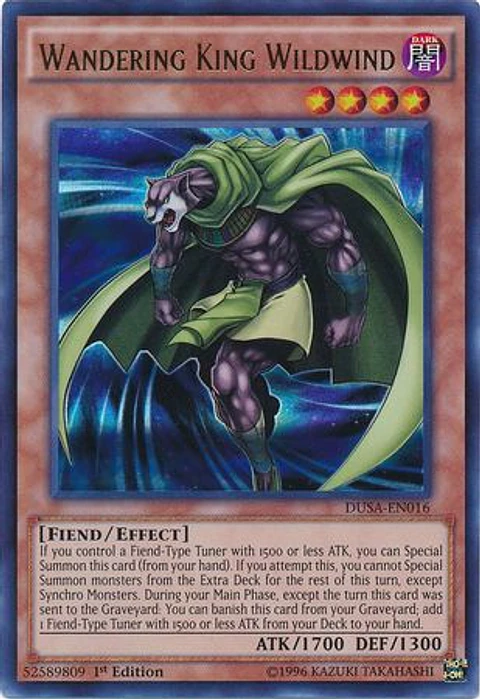 Wandering King Wildwind - DUSA-EN016 - Ultra Rare 