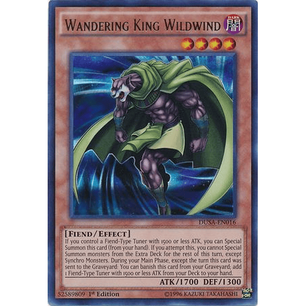 Wandering King Wildwind - DUSA-EN016 - Ultra Rare 
